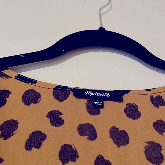 Madewell sash-tie wrap top in leopard spot - Picture 3 of 3